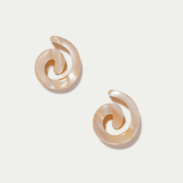 Swirl Earrings - Abalone