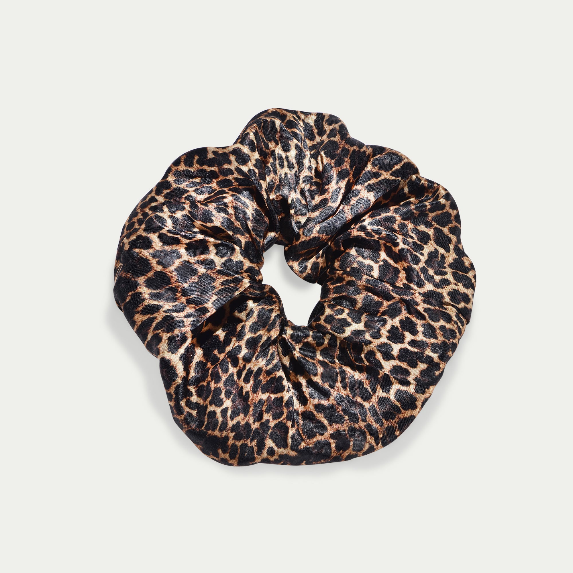 Silk Scrunchie - Leopard