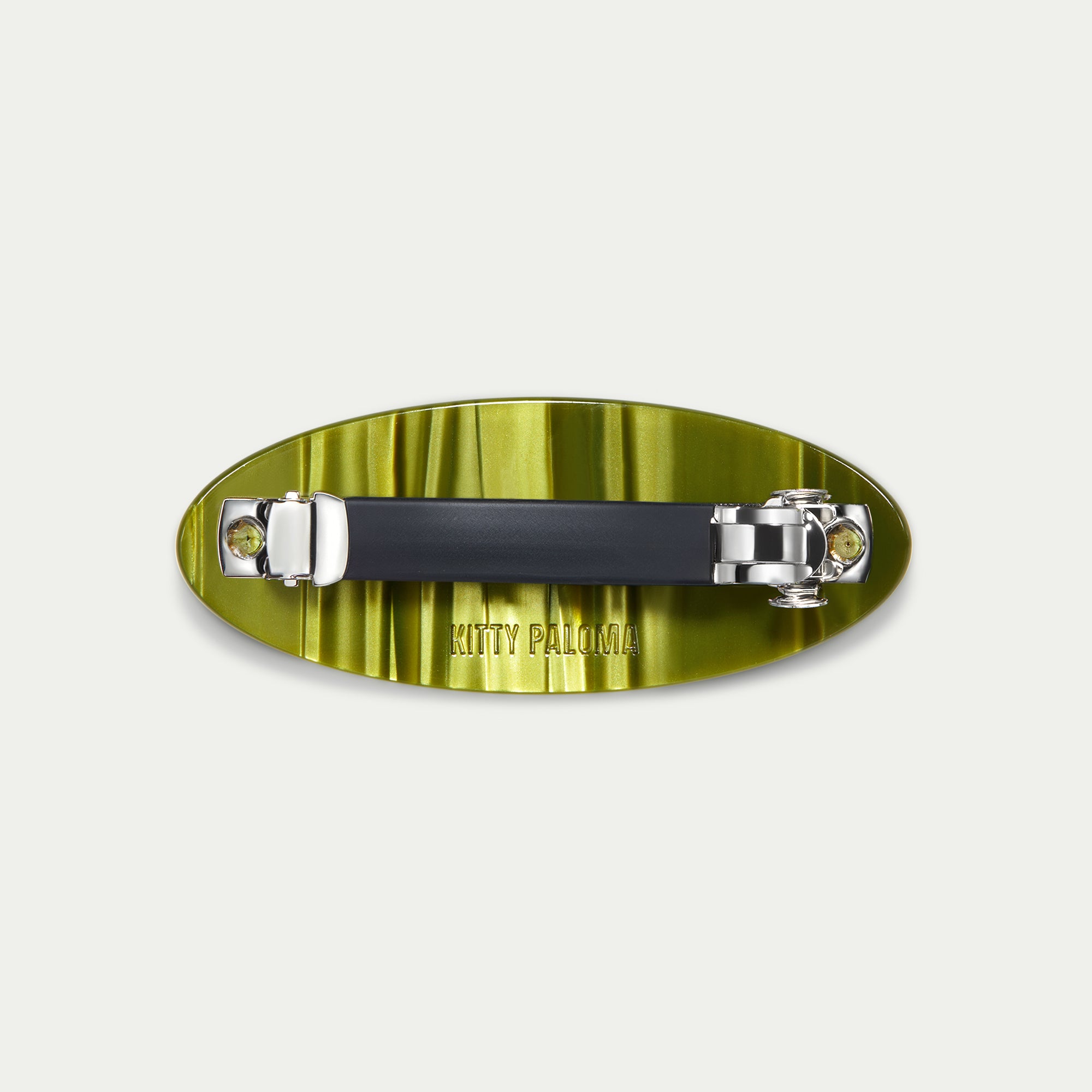 Oval Barrette - Matcha
