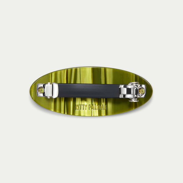 Oval Barrette - Matcha
