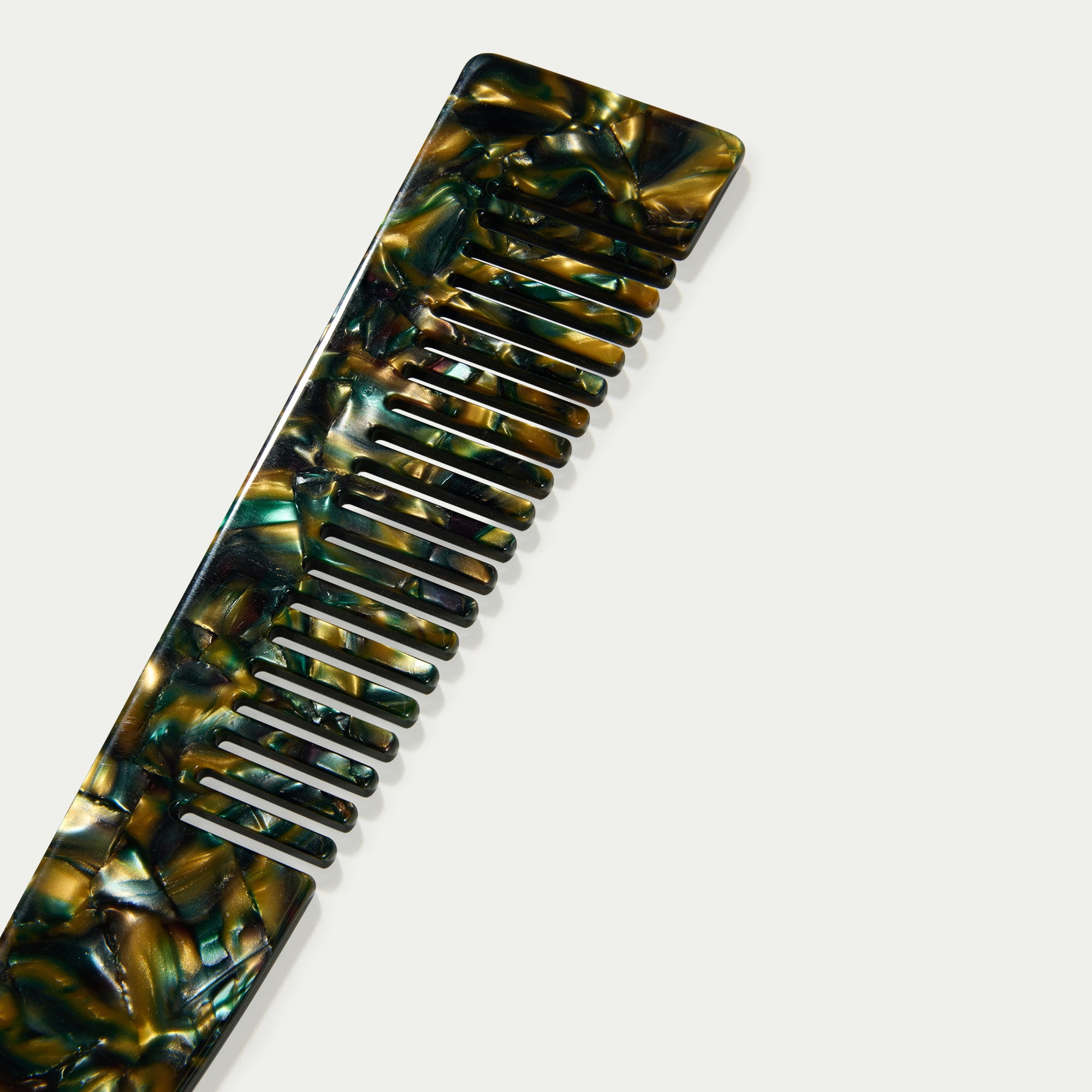 Swirl Comb - Green Tortoiseshell