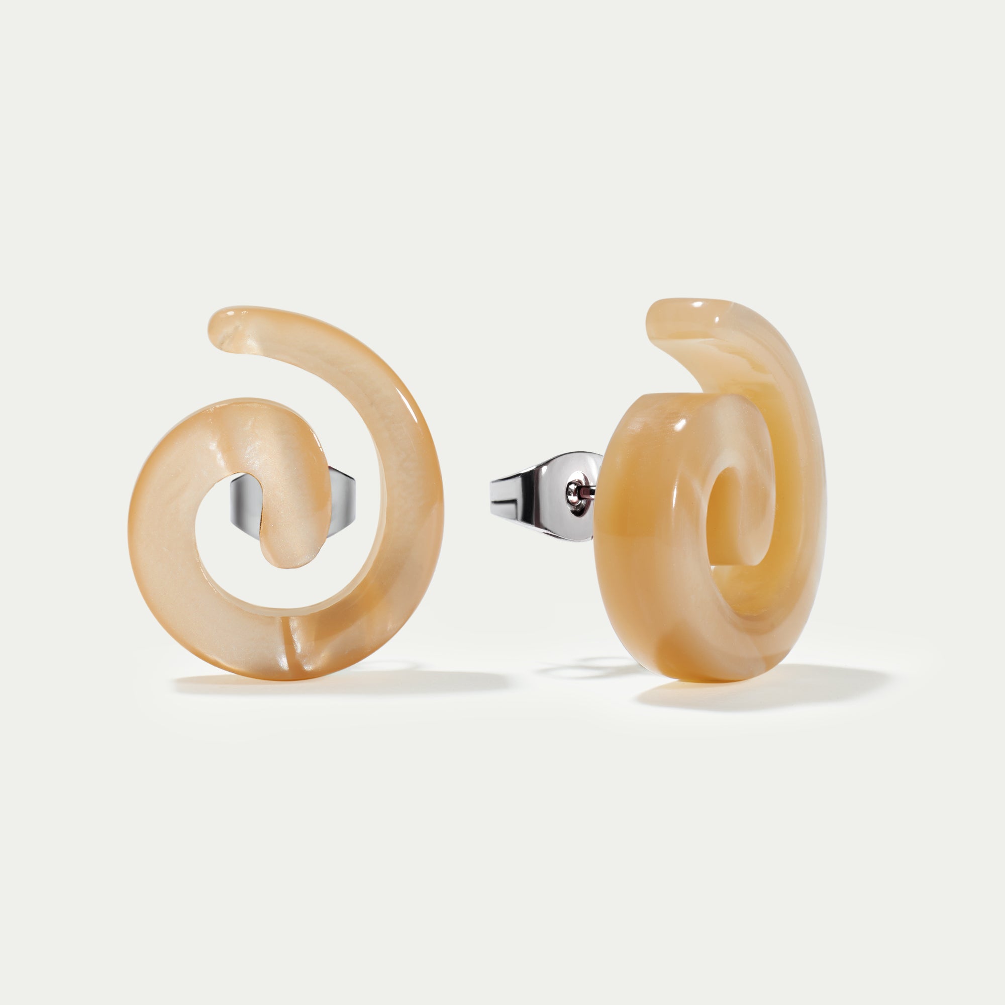 Swirl Earrings - Abalone