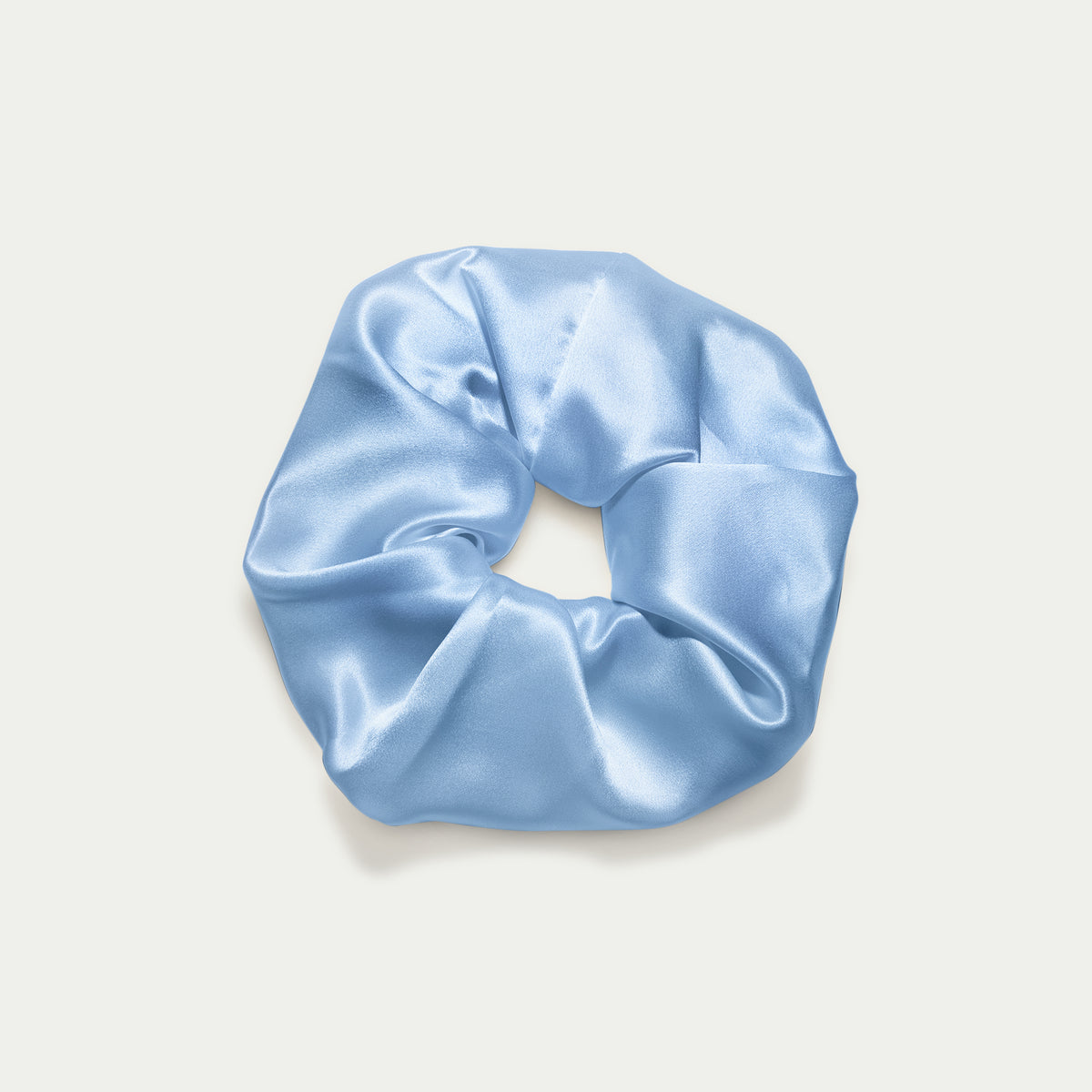 Silk Scrunchie - Angel Blue