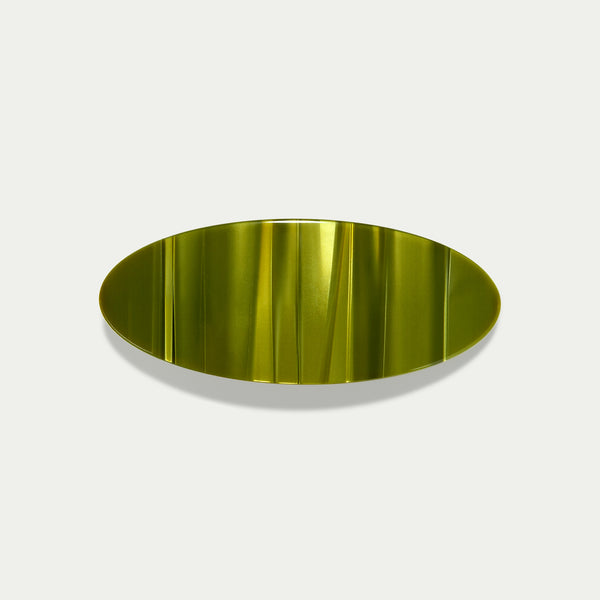 Oval Barrette - Matcha