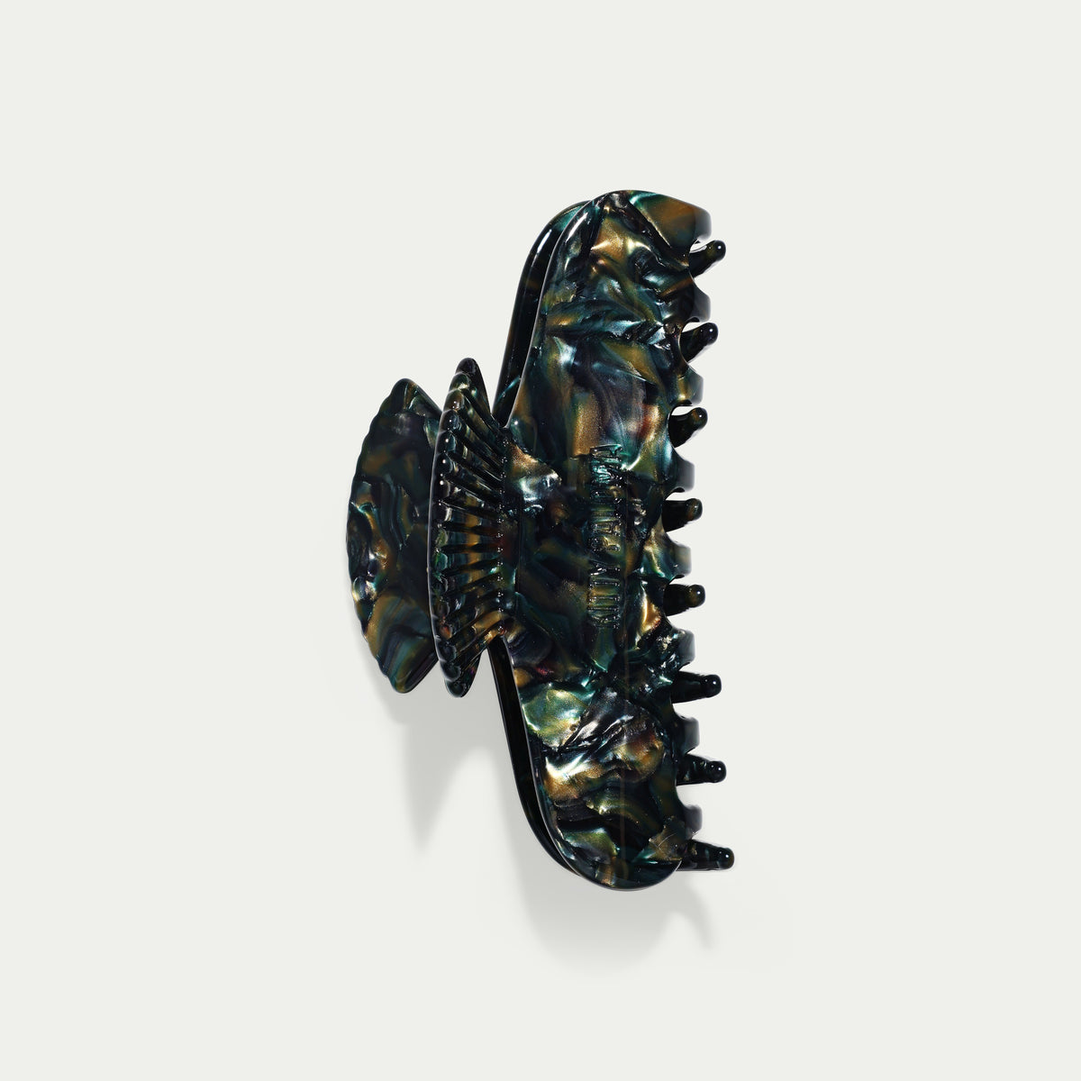 Grande Shell Claw - Green Tortoiseshell