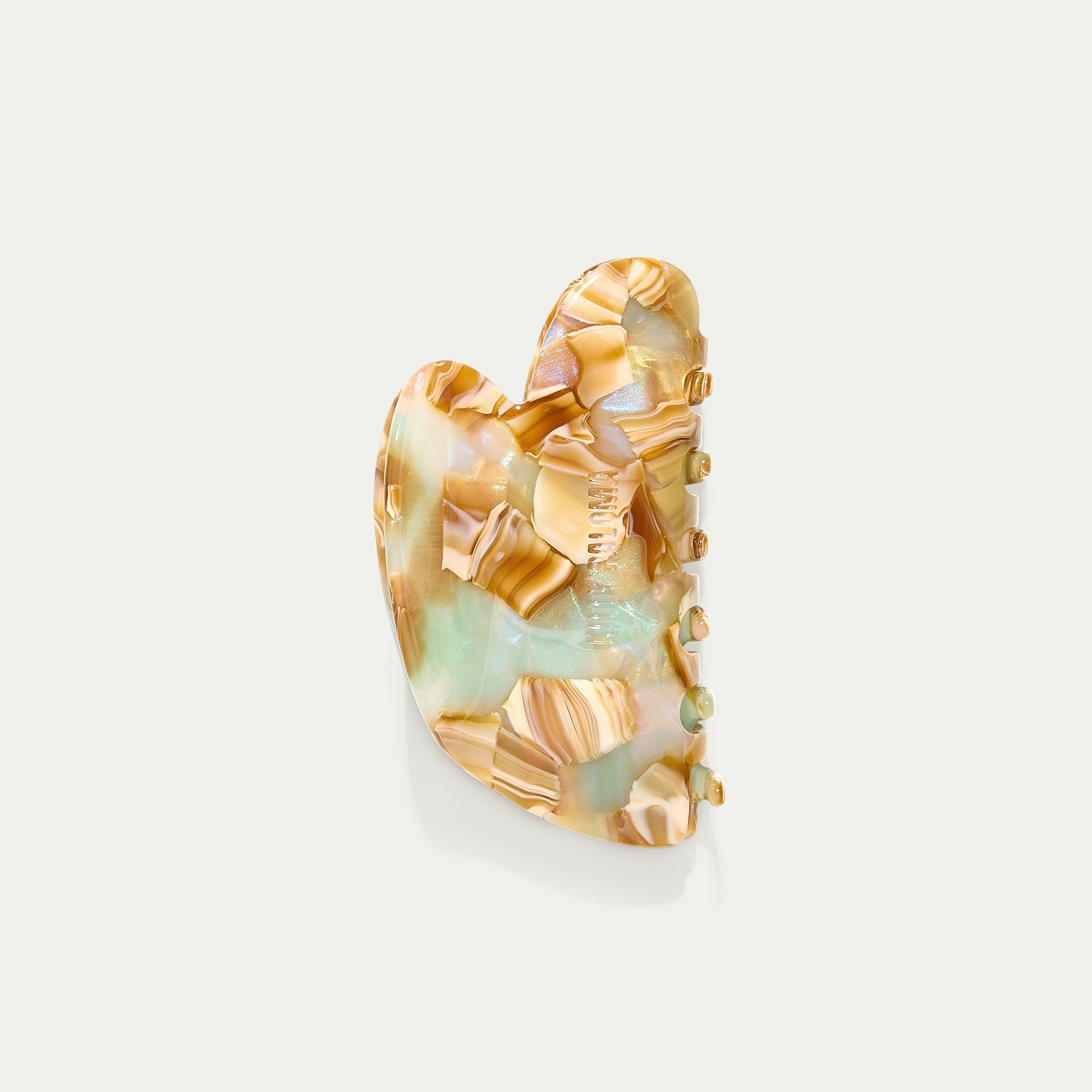 Medium Sculptural Claw - Honeydew